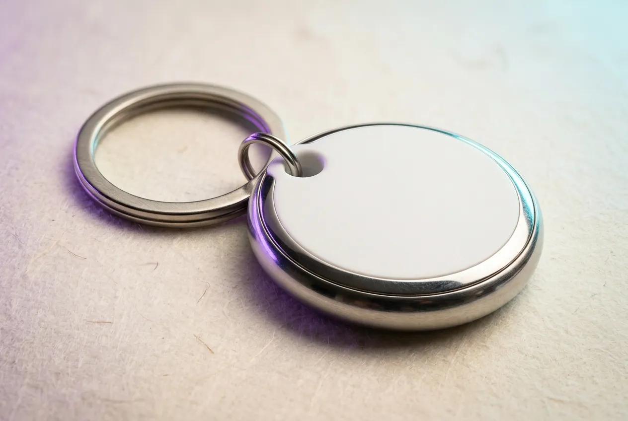 AI-generated editorial illustration of a round item tracker